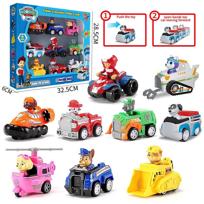 Paw patrol shop pull back racers