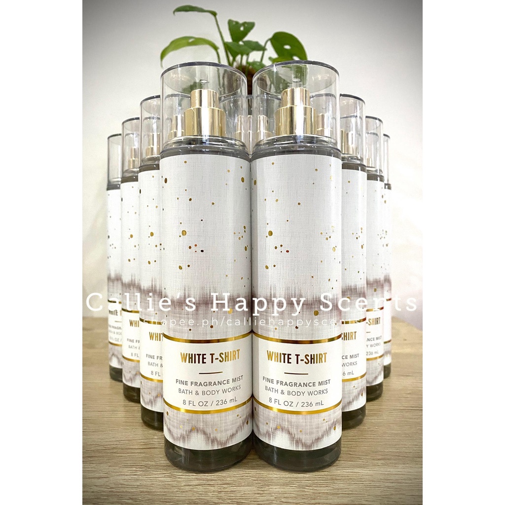 Bath and Body Works White TShirt 236ml Shopee Philippines