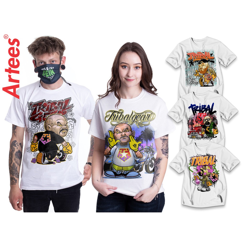 Artees Unisex Tribal Sublimation T Shirt White Shirt Tee Shopee Philippines