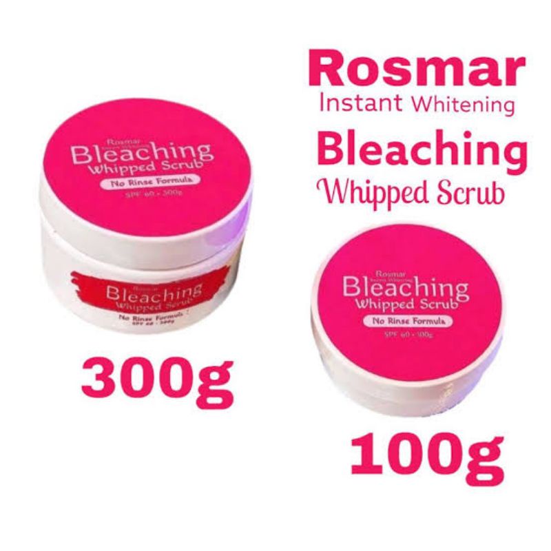 ROSMAR Instant Whitening Bleaching Whipped Scrub SPF60 Shopee Philippines