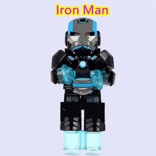 lego iron man black