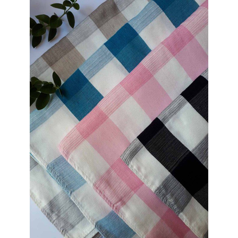 Inabel Wasig Checkered Blanket (cleancut edging) Shopee Philippines