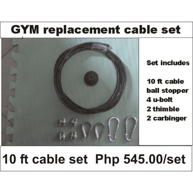 GYM cable repair set heavy duty Shopee Philippines