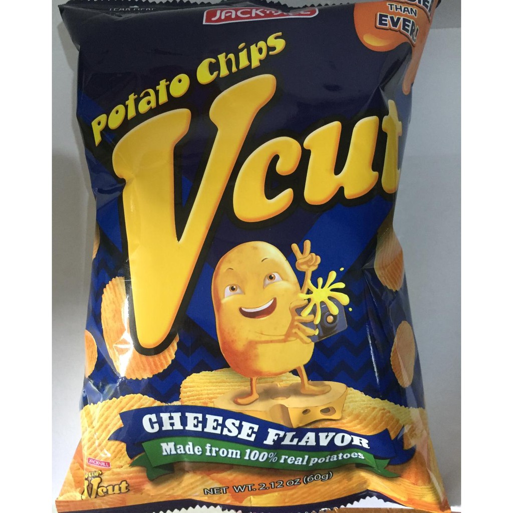 Jack N Jill V Cut Potato Chips Cheese Flavor Shopee Philippines 5333