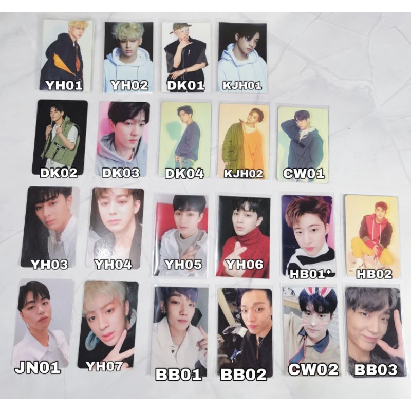 iKON and Hanbin Photocards(Official/Onhand) | Shopee Philippines