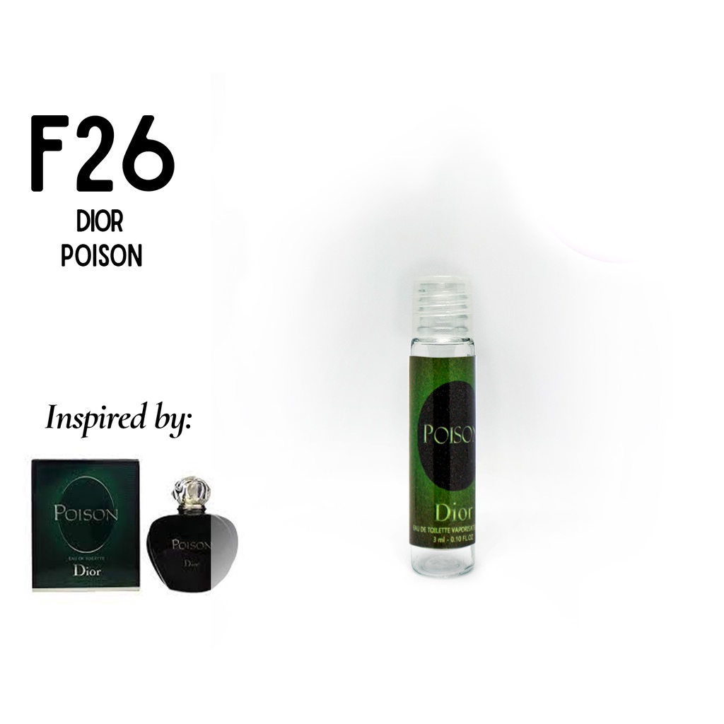 URBAN SCENT Inspired Oil Based Perfume Tester 3ml Poison Shopee