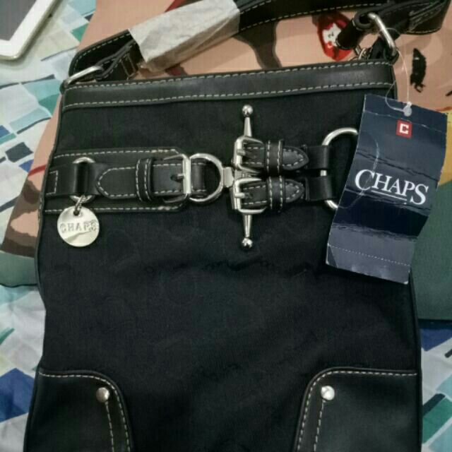 chaps leather bag