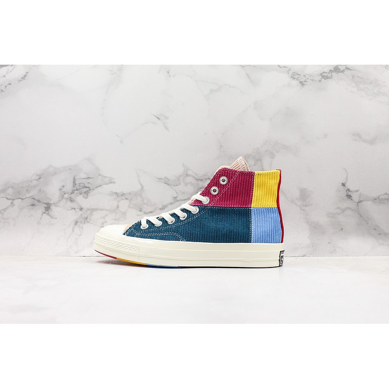 converse corduroy patchwork