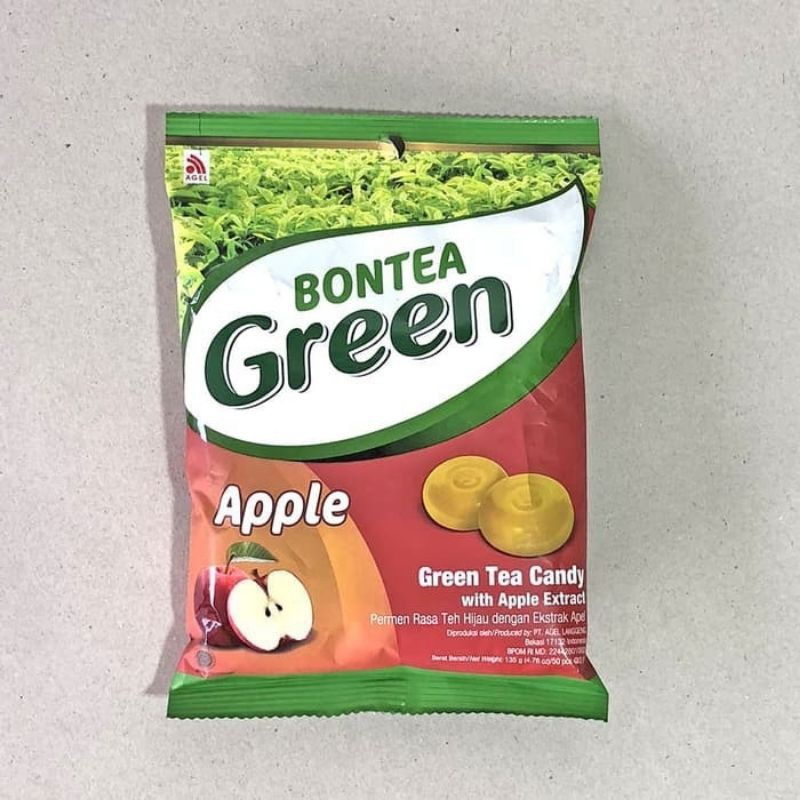 BonTea Green Tea Candy Apple, Lemon, Original flavor Shopee Philippines