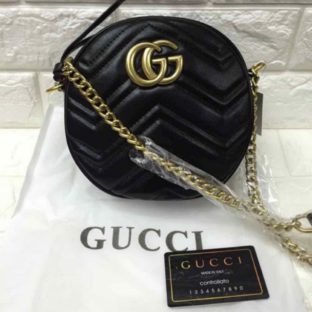 gucci round sling bag