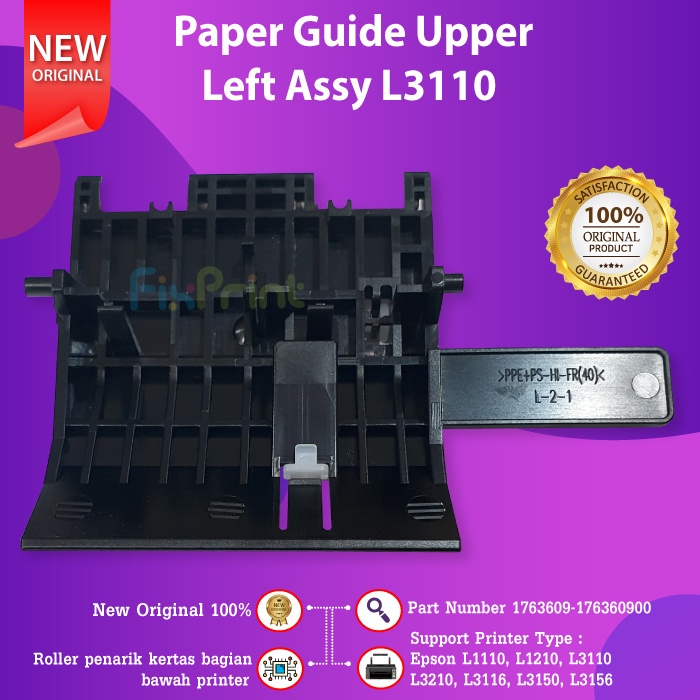 Paper Guide Upper Left Assy L3110 L3210 Paf Roller Printer Epson L1110 L1210 L3116 L3150 L3156 6163
