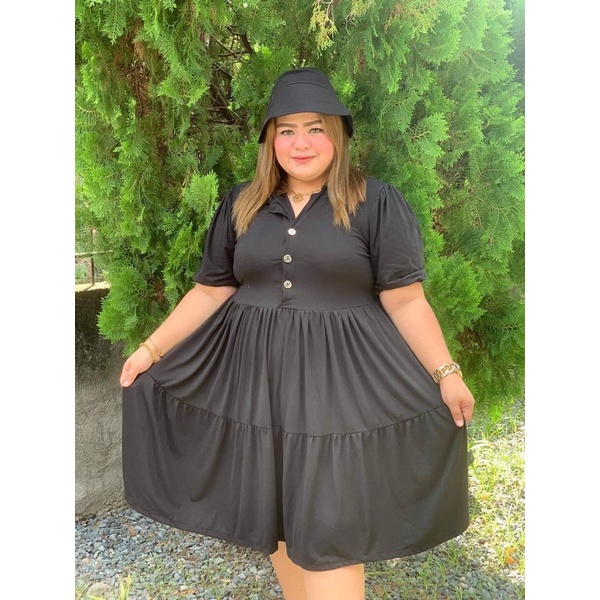 PLUS SIZE KELLY DRESS WITH BUCKET HAT 2XL-4XL | Philippines