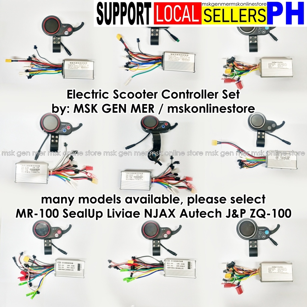 Electric Scooter Controller Throttle Set MR100 SEALUP TF100 LIVIAE