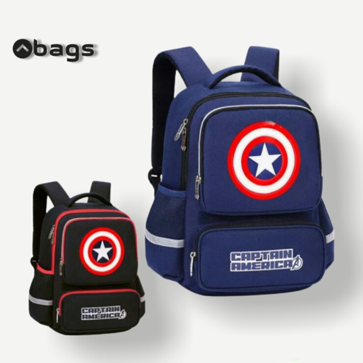 Printing Bag Captain America for Kids Boy