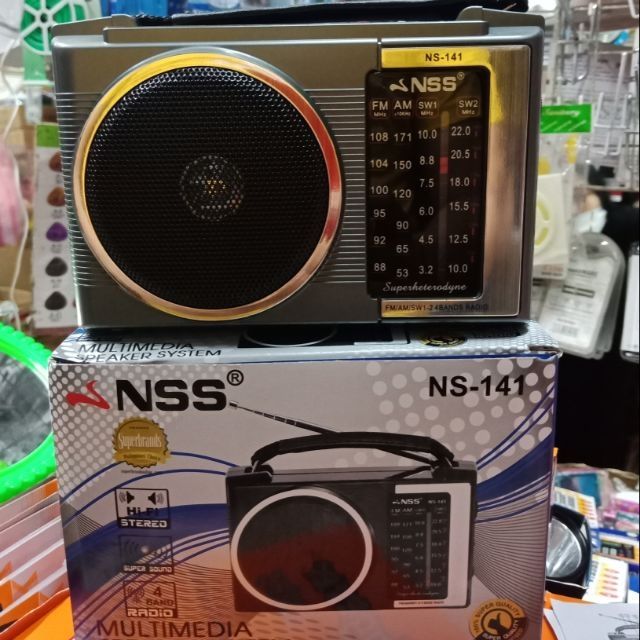 NSS radio multidia speaker system NS-141 | Shopee Philippines
