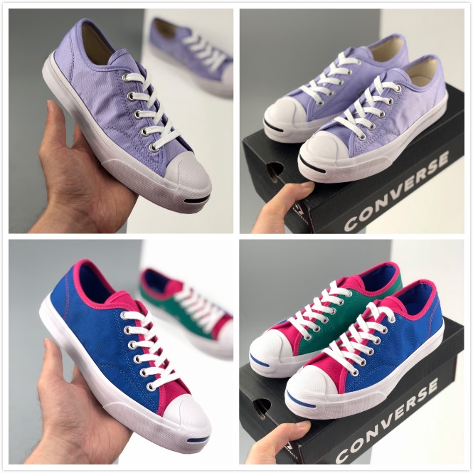 blue and purple converse