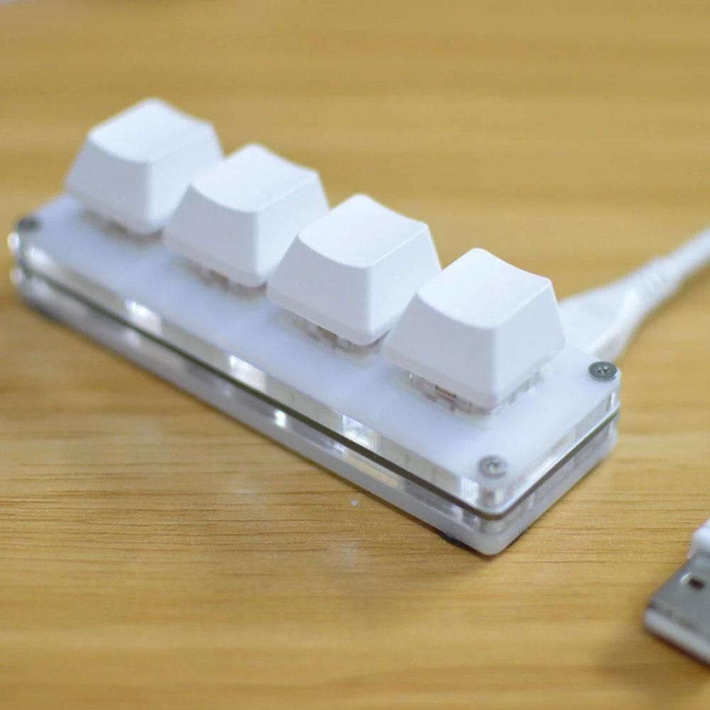 4 Key Mini Mechanical Keyboard USB Multi-key In One Multiple Custom