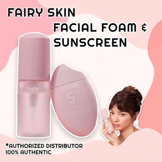 Styleclub Fairy Skin Premium Brightening Sunscreen 50grams / FS Facial Foam Wash (Fragrance free)