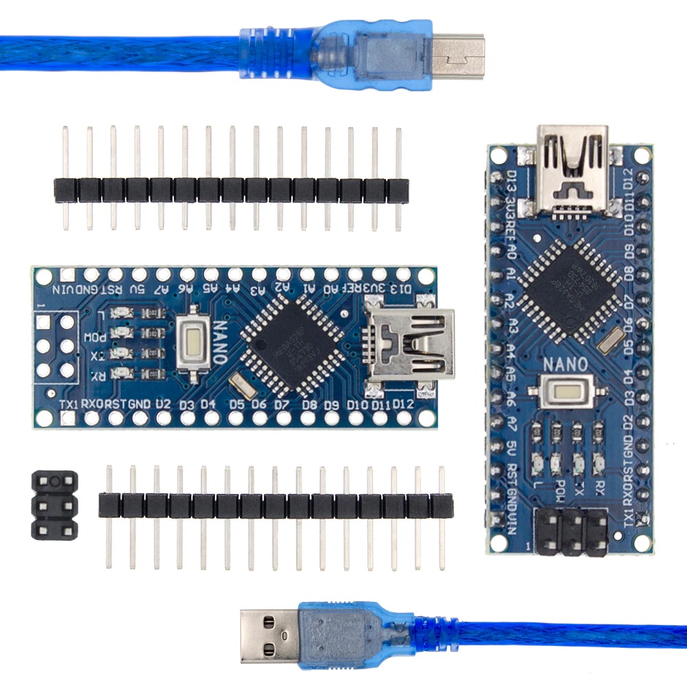 Arduino Nano V30 Ch340 Atmega328p 5v 16mhz Nano Io Expansion Sensor Shield Mini Usb Cable 4516