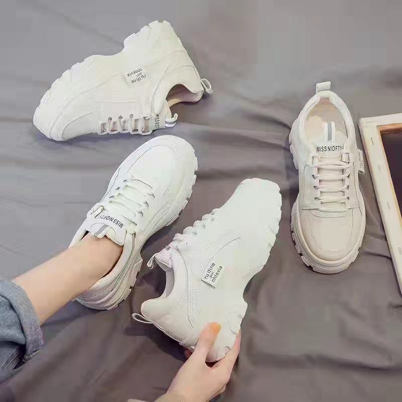 Fashion Korean High Cut Rubber sneakers white Shoes Original RULFine ...
