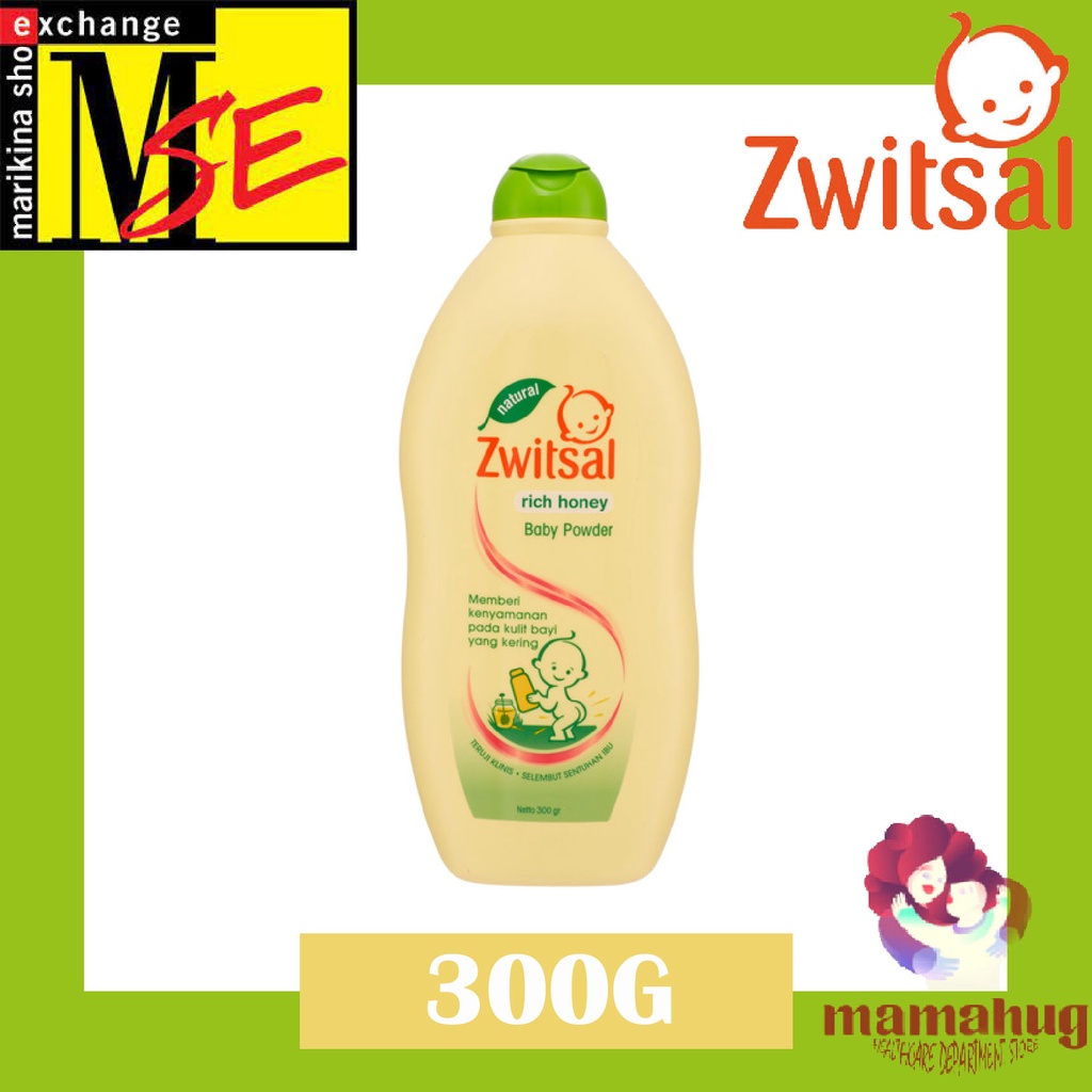 Zwitsal Rich Honey Natural Baby Powder 300G Shopee Philippines