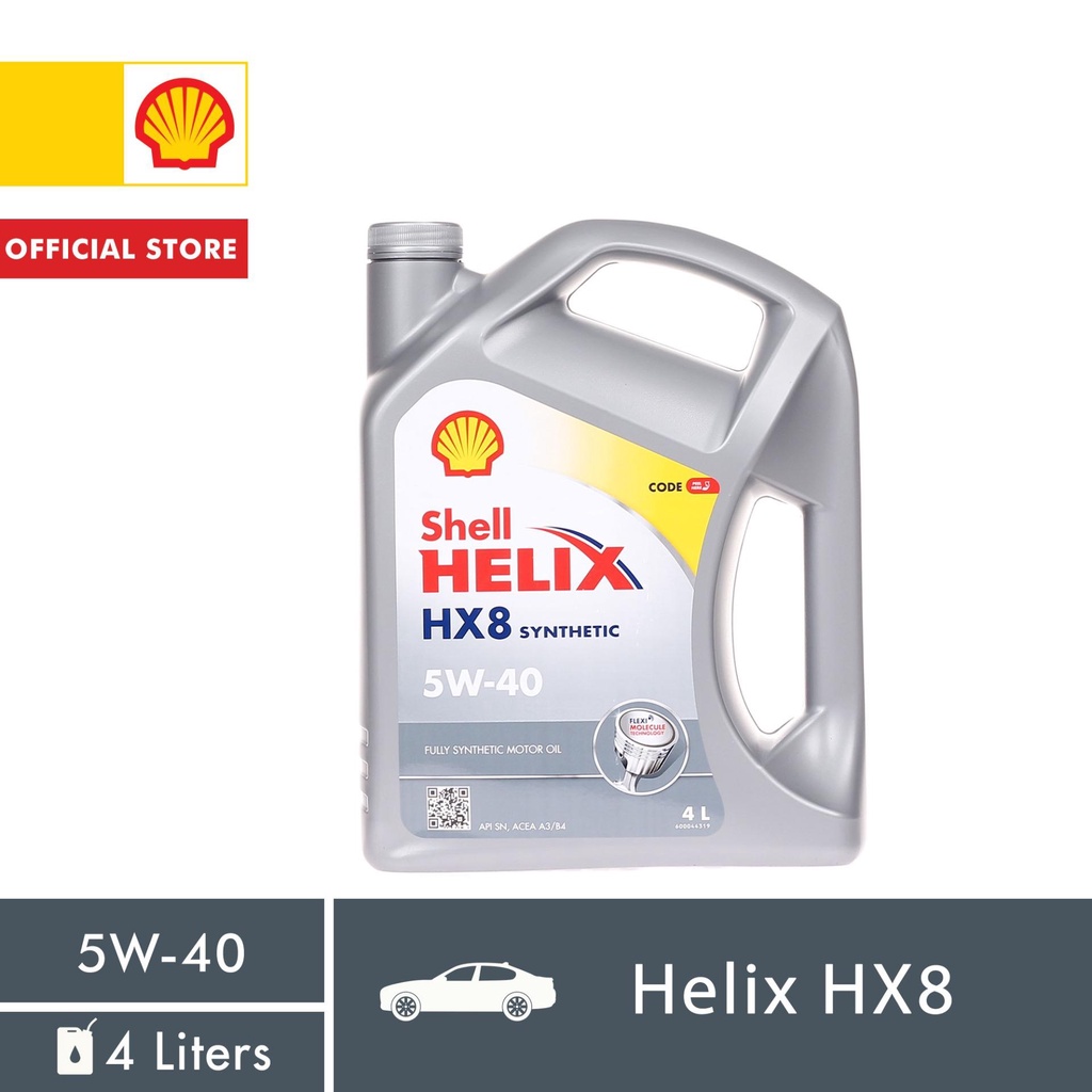 Shell Helix HX8 5W-40 4Liters | Shopee Philippines