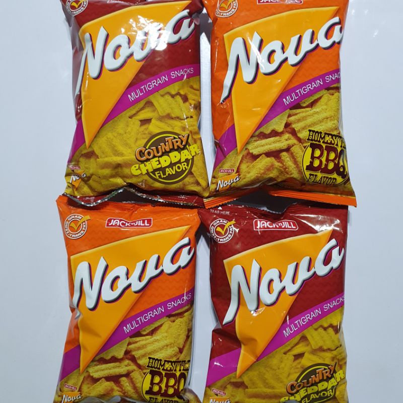 Pack of 4 Nova 78g Multigrain Chips delightful nutty flavor