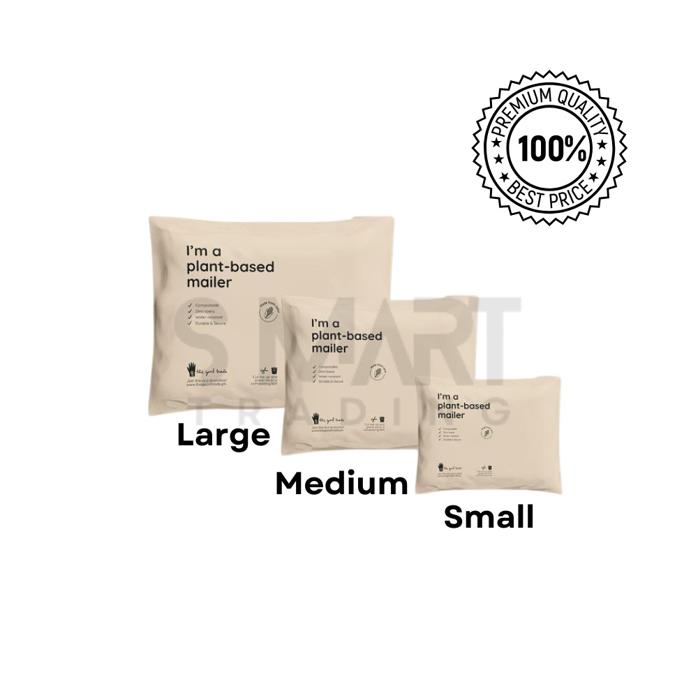 The Good Trade Compostable CornBased Shipping Mailer (Kiwi) Shopee