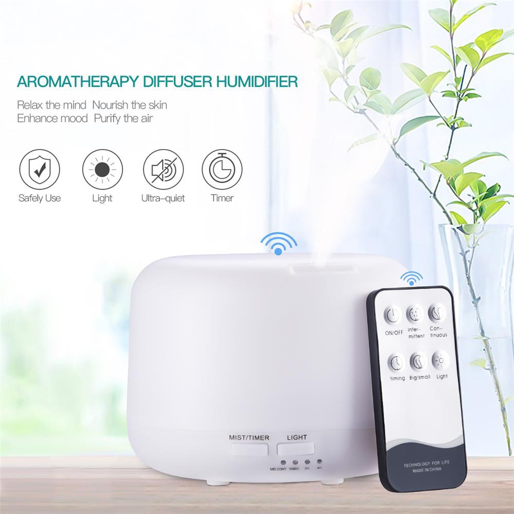 300ml 7LED Aroma Essential Oil Diffuser Ultrasonic Air Mist Humidifier Remote 