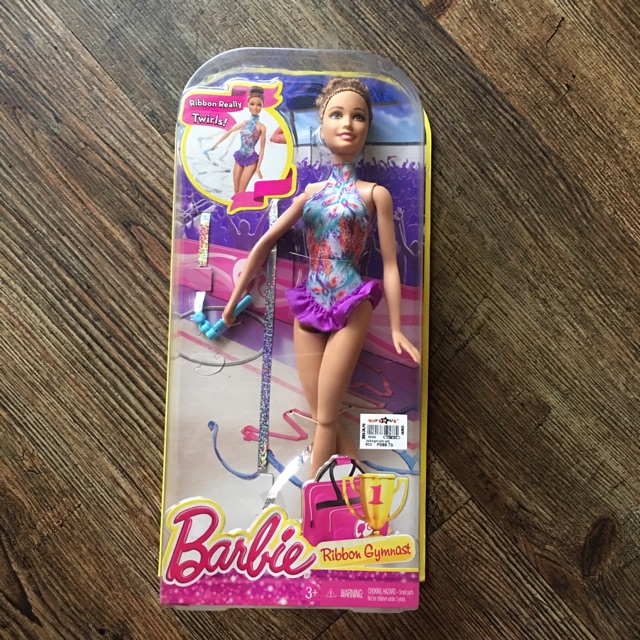 barbie ribbon gymnast doll