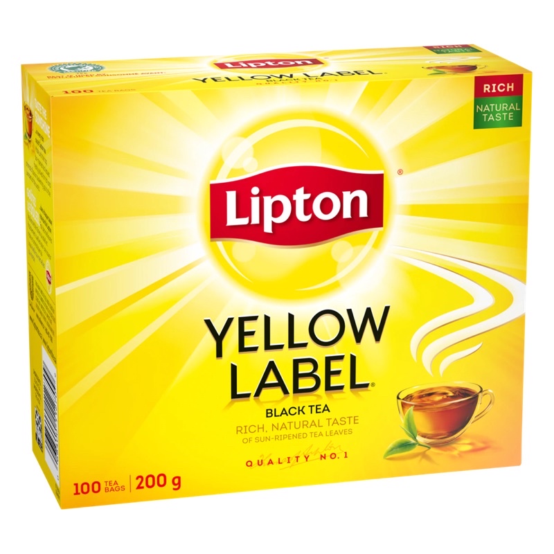 Lipton Yellow Label 100 Tea Bag | Shopee Philippines