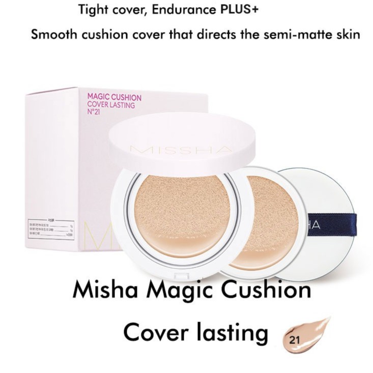 WITH REFILL MISSHA Magic Cushion Cover Lasting Cushion | Shopee Philippines