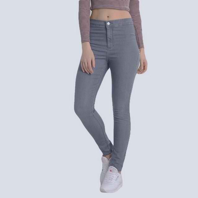 light grey high waisted jeans