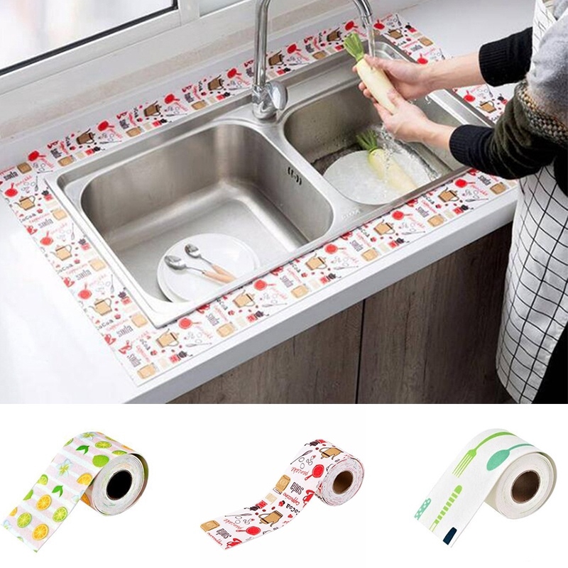 Kitchen Sink Waterproof Stickers Kitchen Sink Wet Moisture Stickers Tile Gap Sticker Yu Shopee Philippines