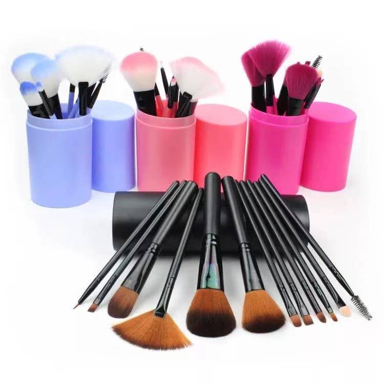 12 Pcs/set Professional makeup Brushes Cosmetic Kit With Box Shopee