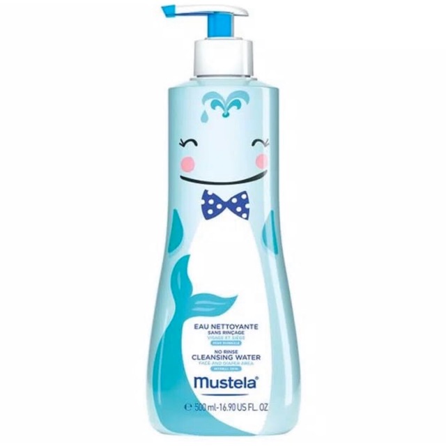 mustela no rinse cleansing water 500ml