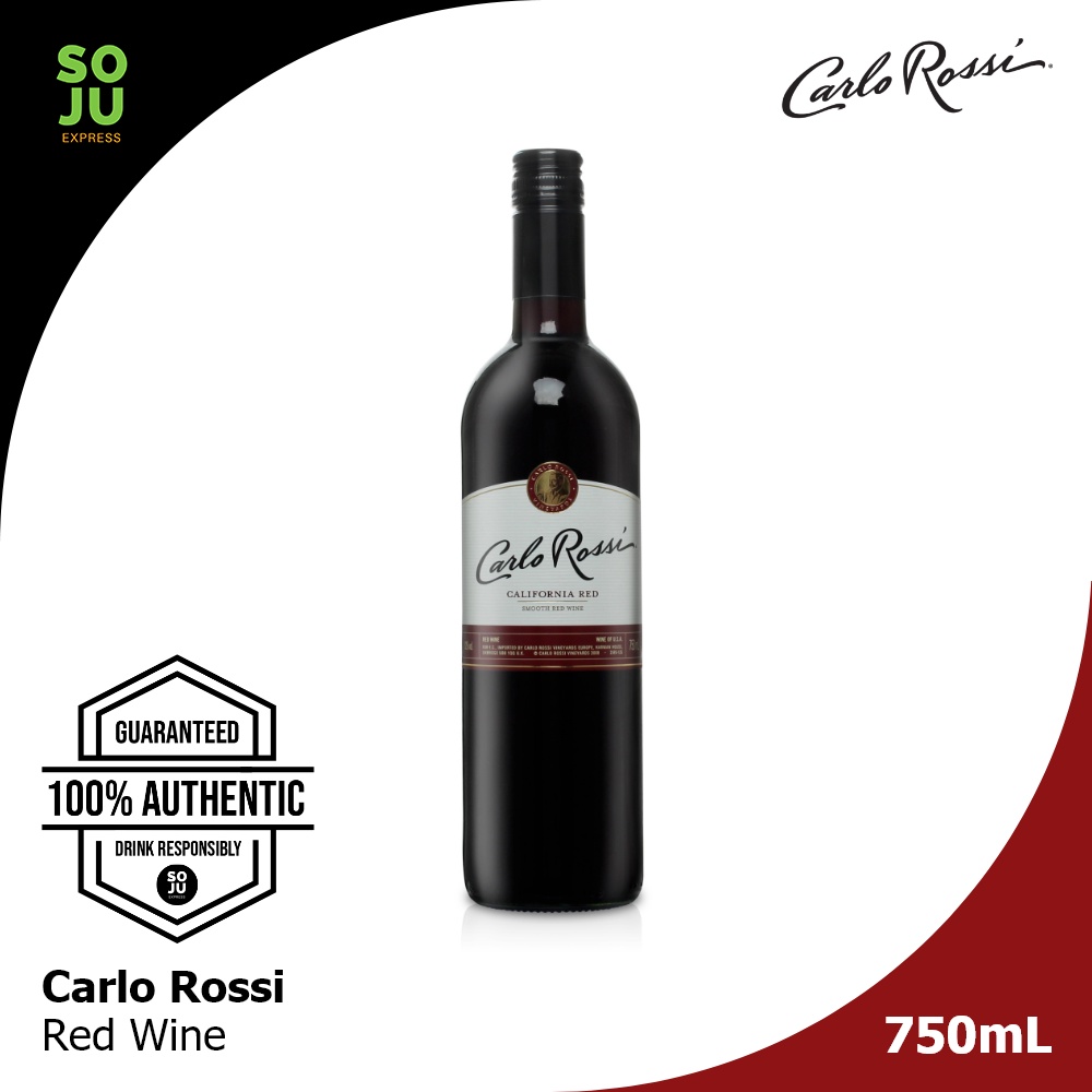 Carlo Rossi California Red 750ml Shopee Philippines