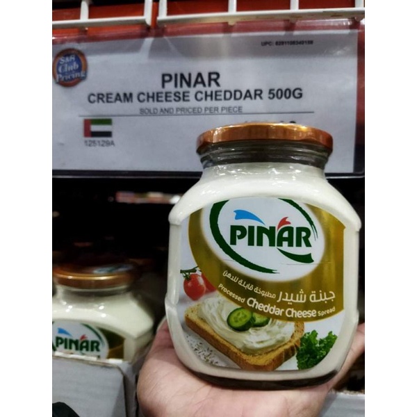 PINAR PROCESSED CHEDDAR CREAM CHEESE SPREAD (500 grams) Shopee