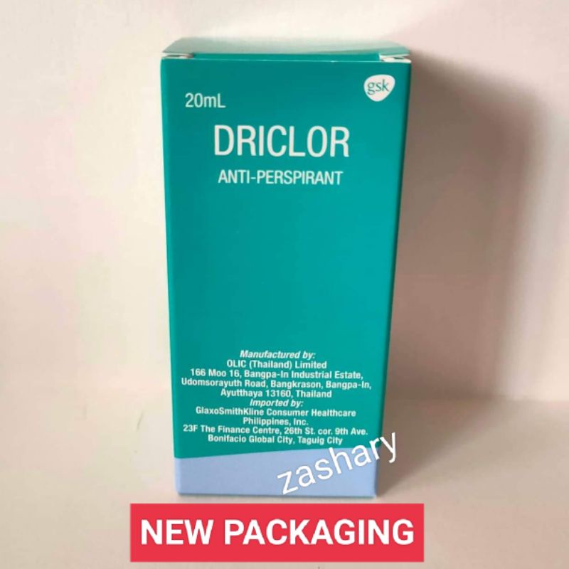 Driclor Topical Antiperspirant Solution 20ml Shopee Philippines