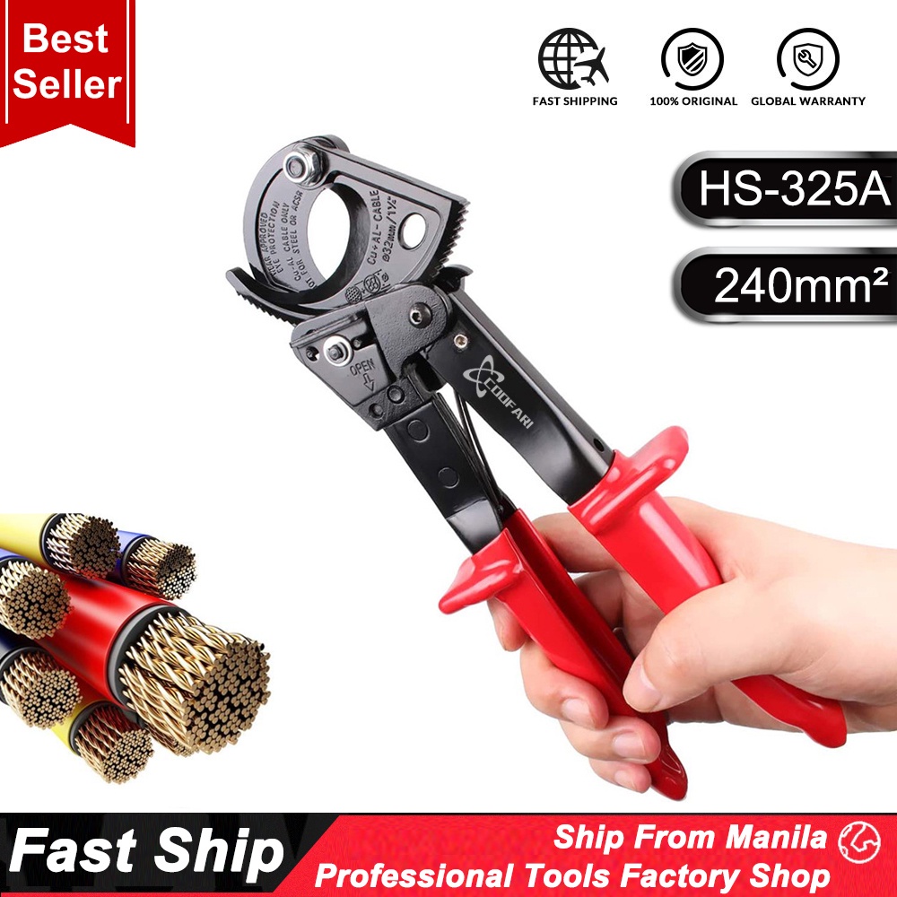 Ratchet Cable Cutter Aluminum Copper Ratchet Cable CutterCut to 240mm²