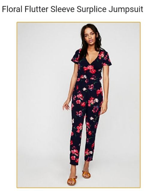 express surplice jumpsuit