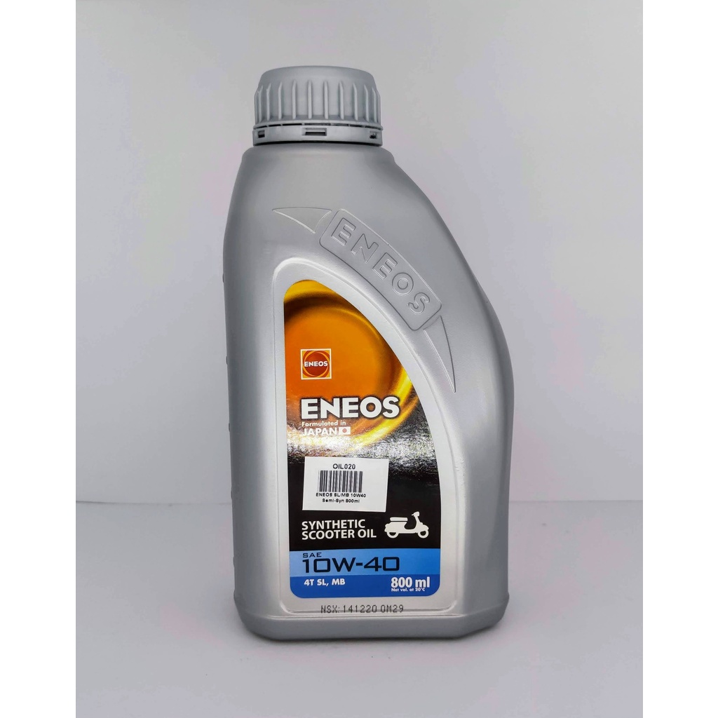 Eneos Automatic SemiSynthetic Scooter Oil 10W40 800ml Shopee