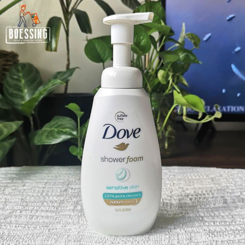 Dove Sensitive Skin Shower Foam 400ml Shopee Philippines