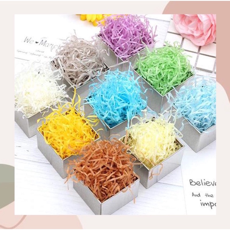 Shredded Paper Polyfill Stuffing DIY Decoration Box Paper Shred Filler 100g Shopee Philippines