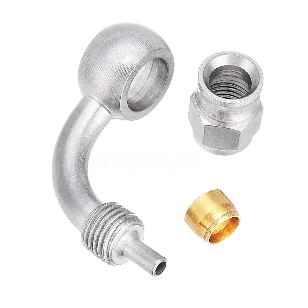 thumbnail image 2 of CADUFUELLY AN3 28 90° Motorcycle Brake & Fuel Line Kit - 360° Swivel Banjo Fitting For ATV, Dirt Bikes & Street Racing (120cm/47.2") 2 of 13