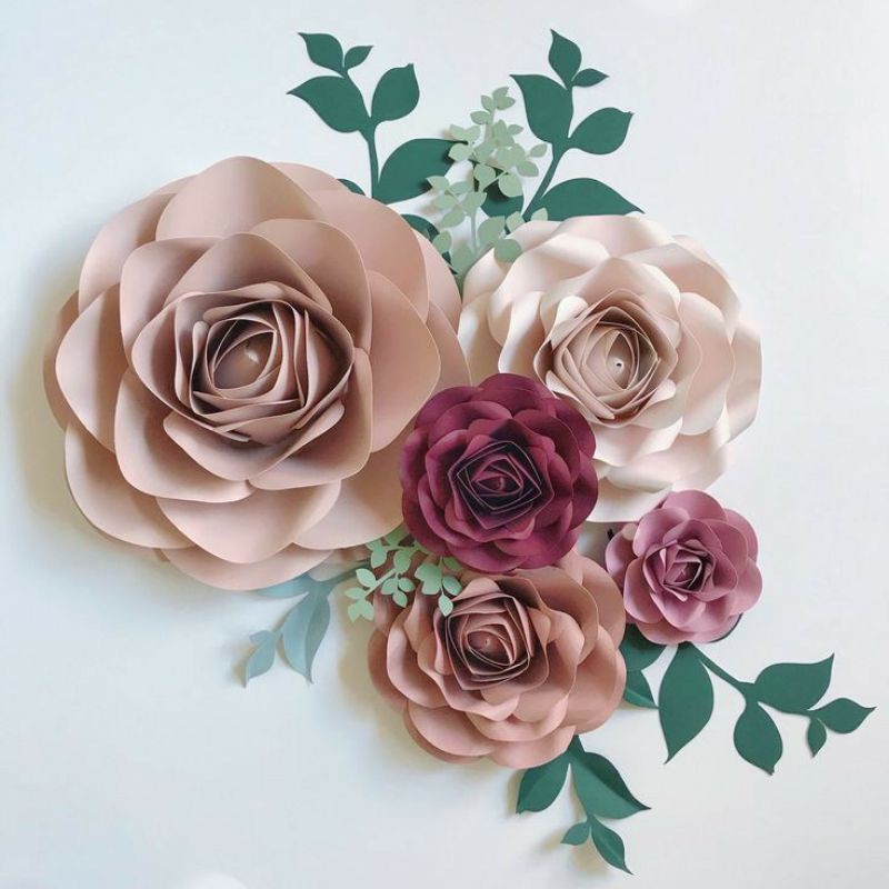 Paper Flower Backdrop (Serba 100 Thousand) | Shopee Philippines