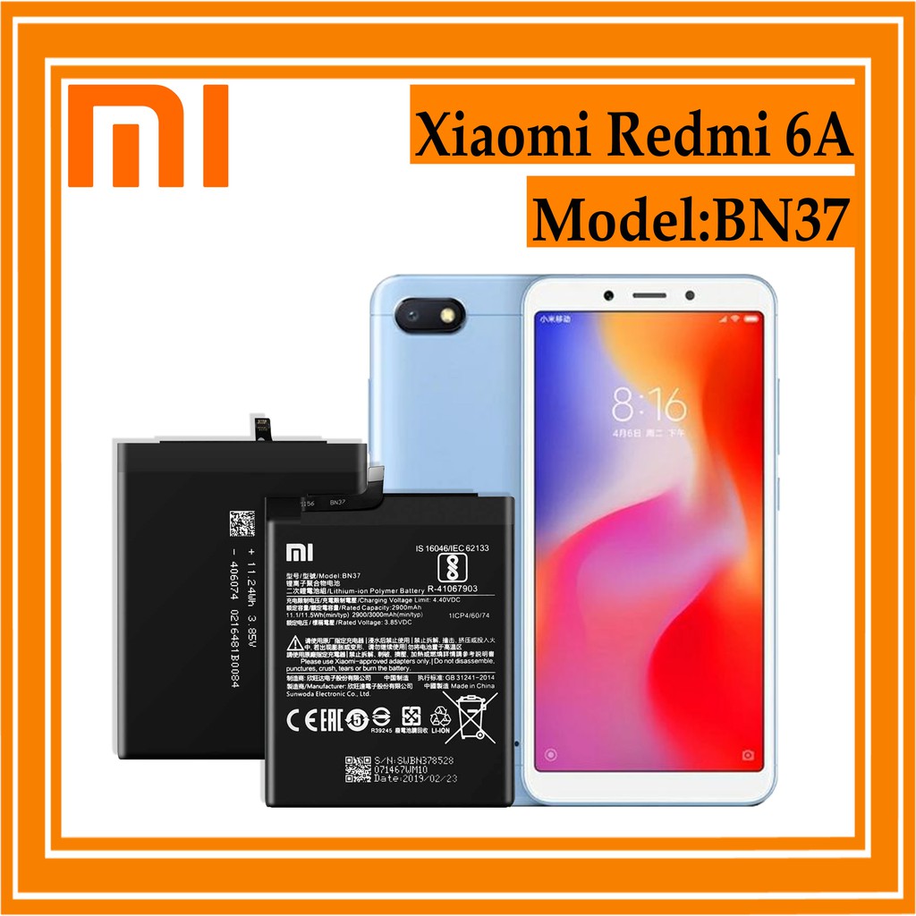 Xiaomi Redmi 6a Battery Model Bn37 3000mah Original Equipment Manufacturer Shopee Philippines