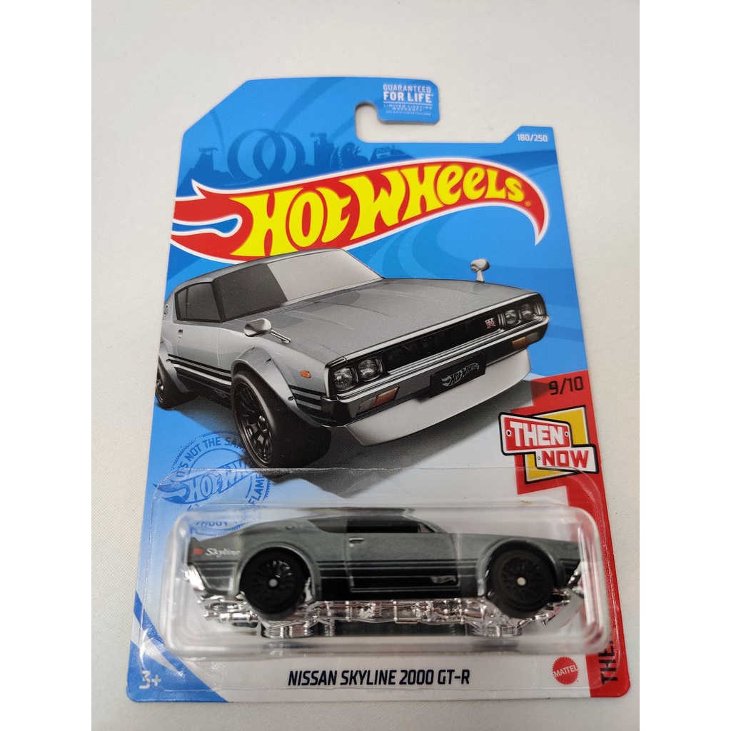 Hot Wheels - Then and Now - Nissan Skyline 2000 GT-R Gray (24B ...