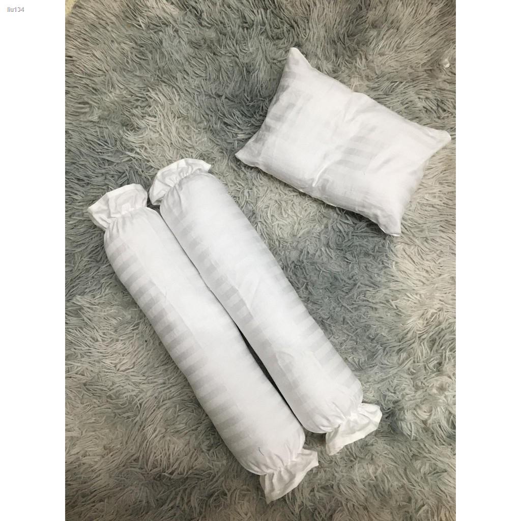 Newborn and Toddler Pillowset (Headpillow 2 bolster hotdog) Shopee