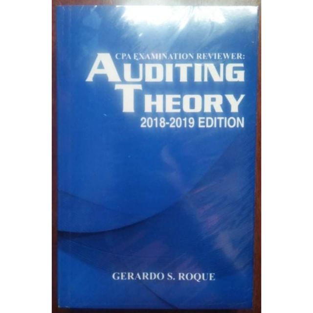 AUDITING THEORY 2018-2019 ED. BY GERARDO S. ROQUE | Shopee Philippines